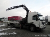 Volvo FH 12/380 Containerauflieger mit Krahn *Standhzg