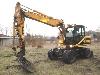 JCB JS 145 W Mobilbagger 16t Grabenrumwanne